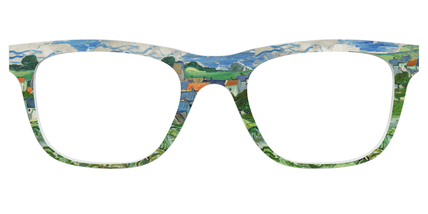 The View of Auvers-Sur-Oise - Front Top Image - Pair Eyewear
