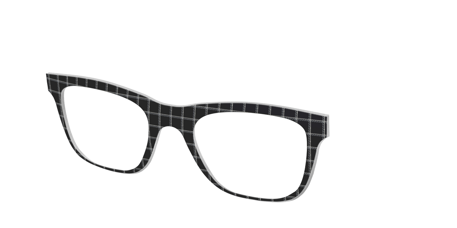The Windowpane Plaid - Angle Top Image - Pair Eyewear