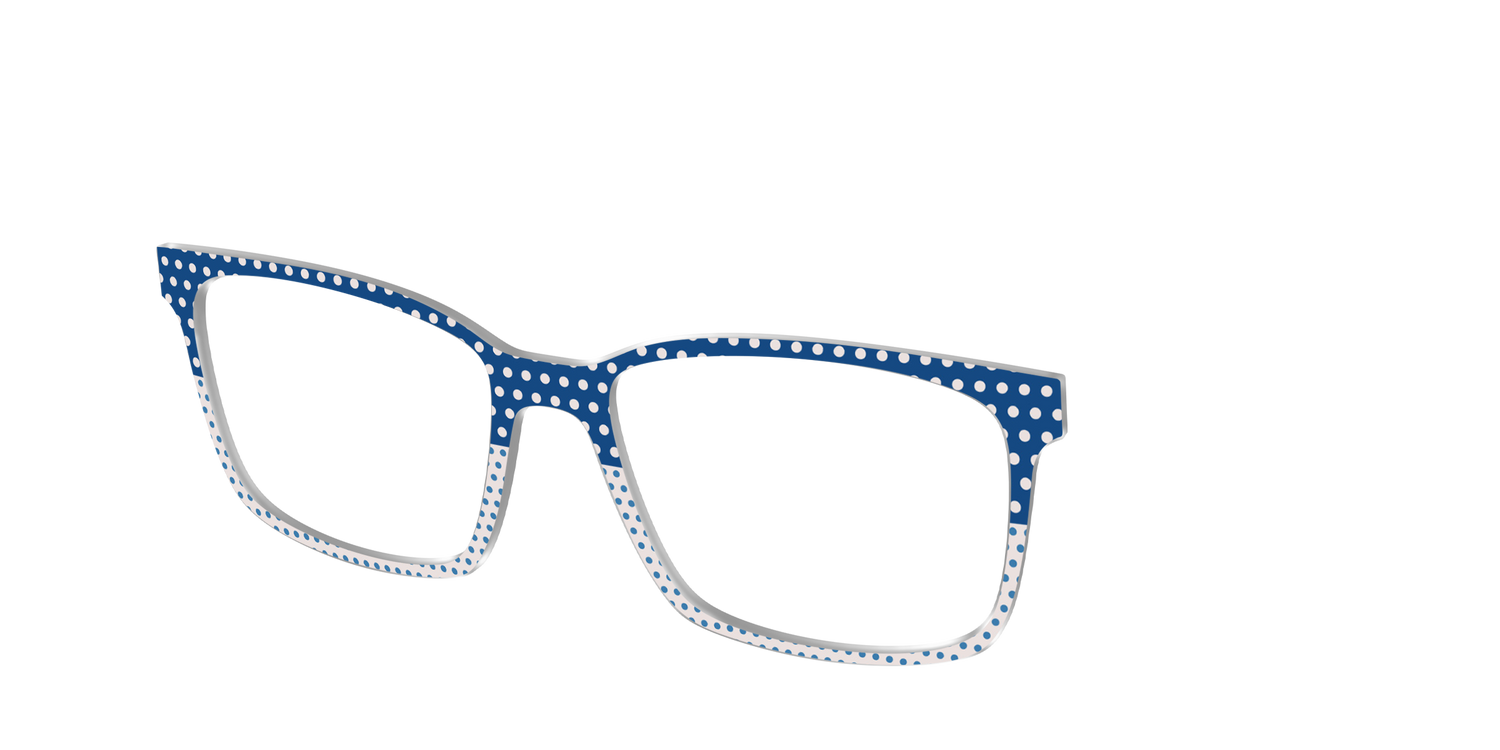 The Aegean Polka Dot Print Mix - Angle Top Image - Pair Eyewear
