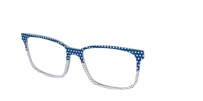 The Aegean Polka Dot Print Mix - Angle Top Thumbnail - Pair Eyewear