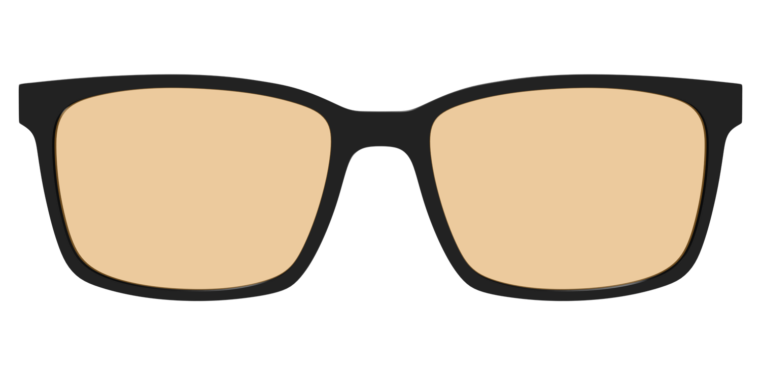 The Black With Umber Brown Lens - Lifestyle Kirby Top Image - Pair Eyewear