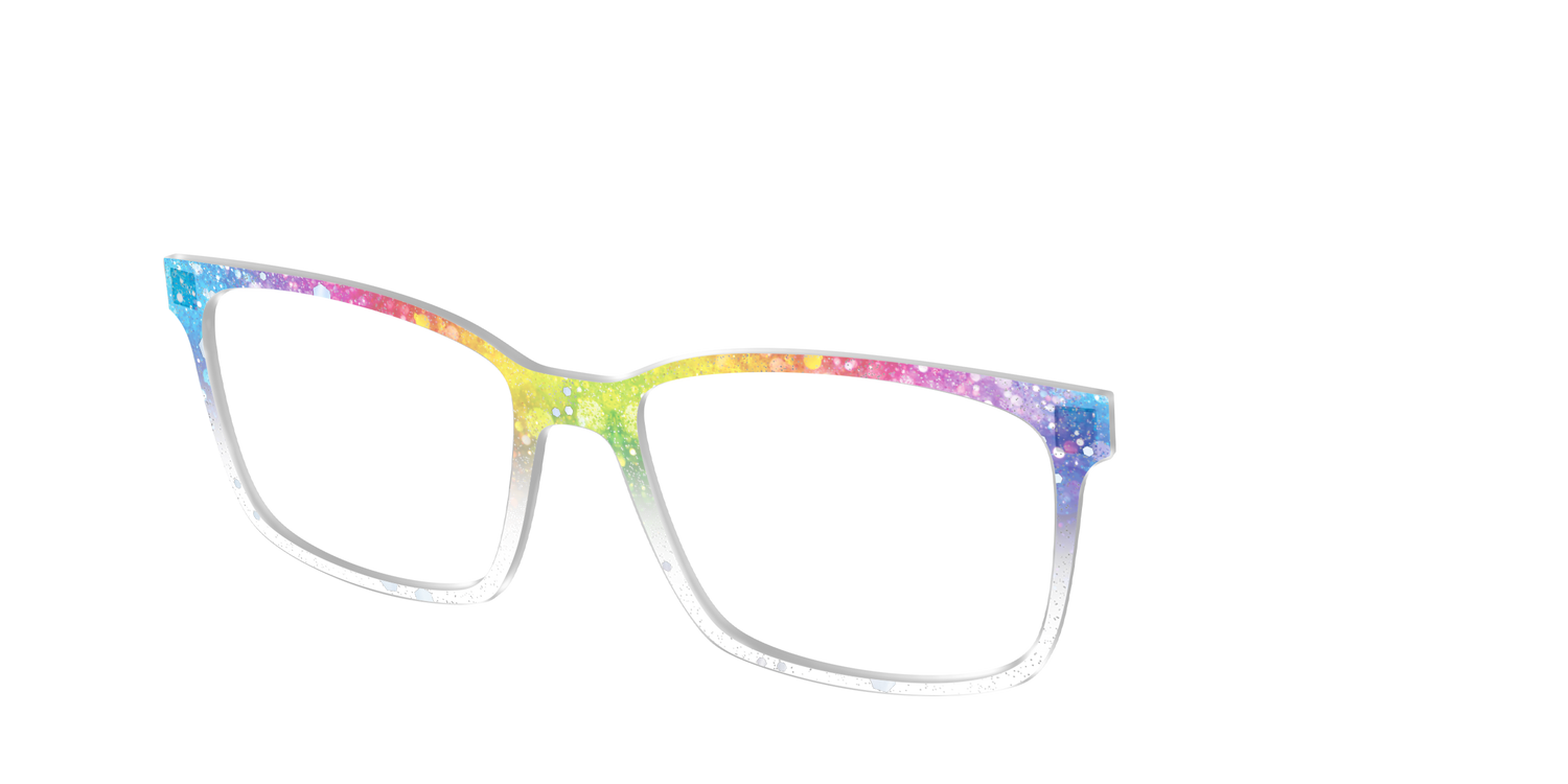 The Bold Bokeh Glitter Crystal - Angle Top Image - Pair Eyewear
