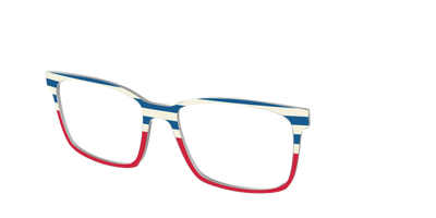 The Bold Stripes Split - Angle Top Thumbnail - Pair Eyewear