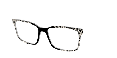 The Bone White Paisley - Angle Top Thumbnail - Pair Eyewear
