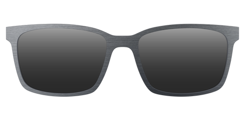 The Polarized Brushed Nickel Sun Top - Kirby Top - Pair Eyewear