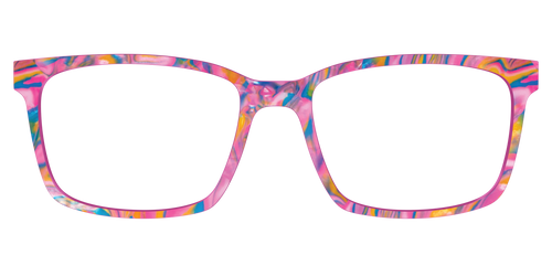 The Bubble Gum Pearl Marble - Kirby Top - Pair Eyewear