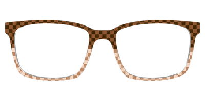 The Cappuccino Check Split - Front Top Thumbnail - Pair Eyewear