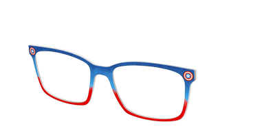 The Captain America Shield - Angle Top Thumbnail - Pair Eyewear