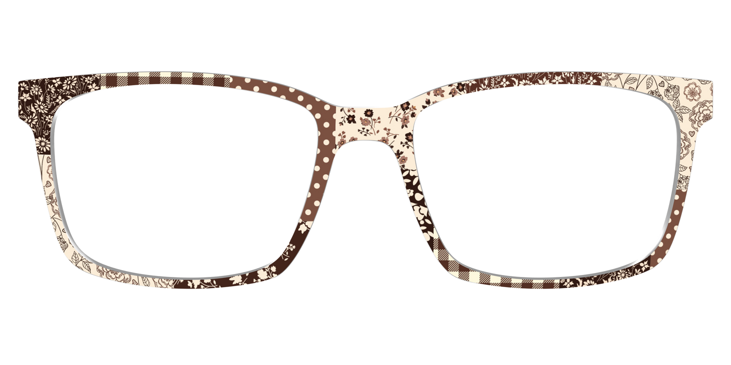 The Chestnut Patchwork - Lifestyle Kirby Top Image - Pair Eyewear