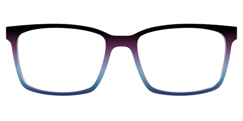 The Dark Magenta to Cerulean Gradient - Kirby Top - Pair Eyewear
