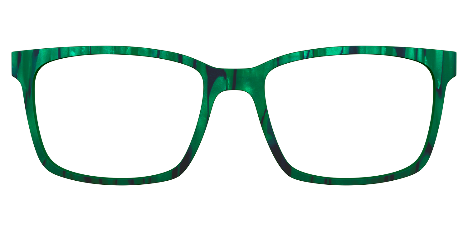 The Emerald Moire Stripes - Lifestyle Kirby Top Image - Pair Eyewear