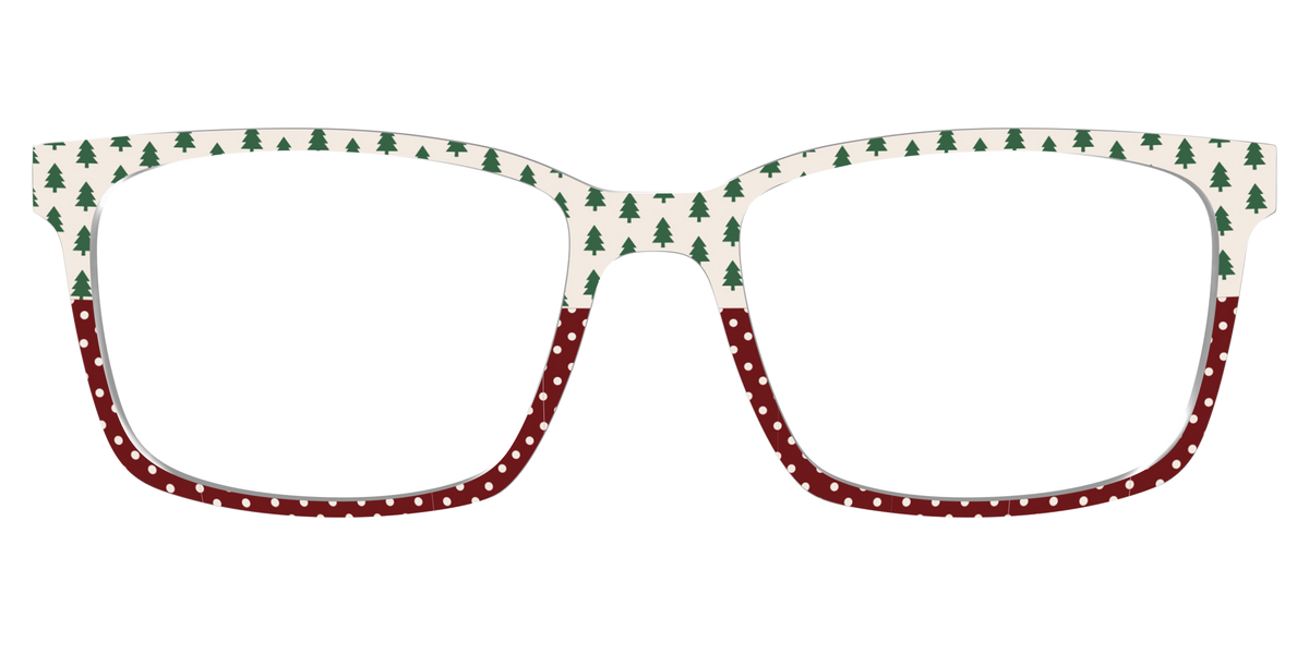 The Evergreen Pin Dot Split - Lifestyle Kirby Top Image - Pair Eyewear