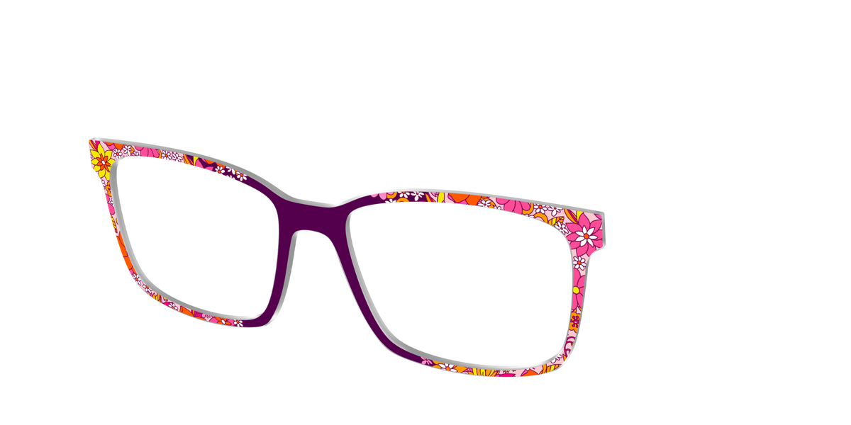 The Far Out Floral - Angle Top Image - Pair Eyewear