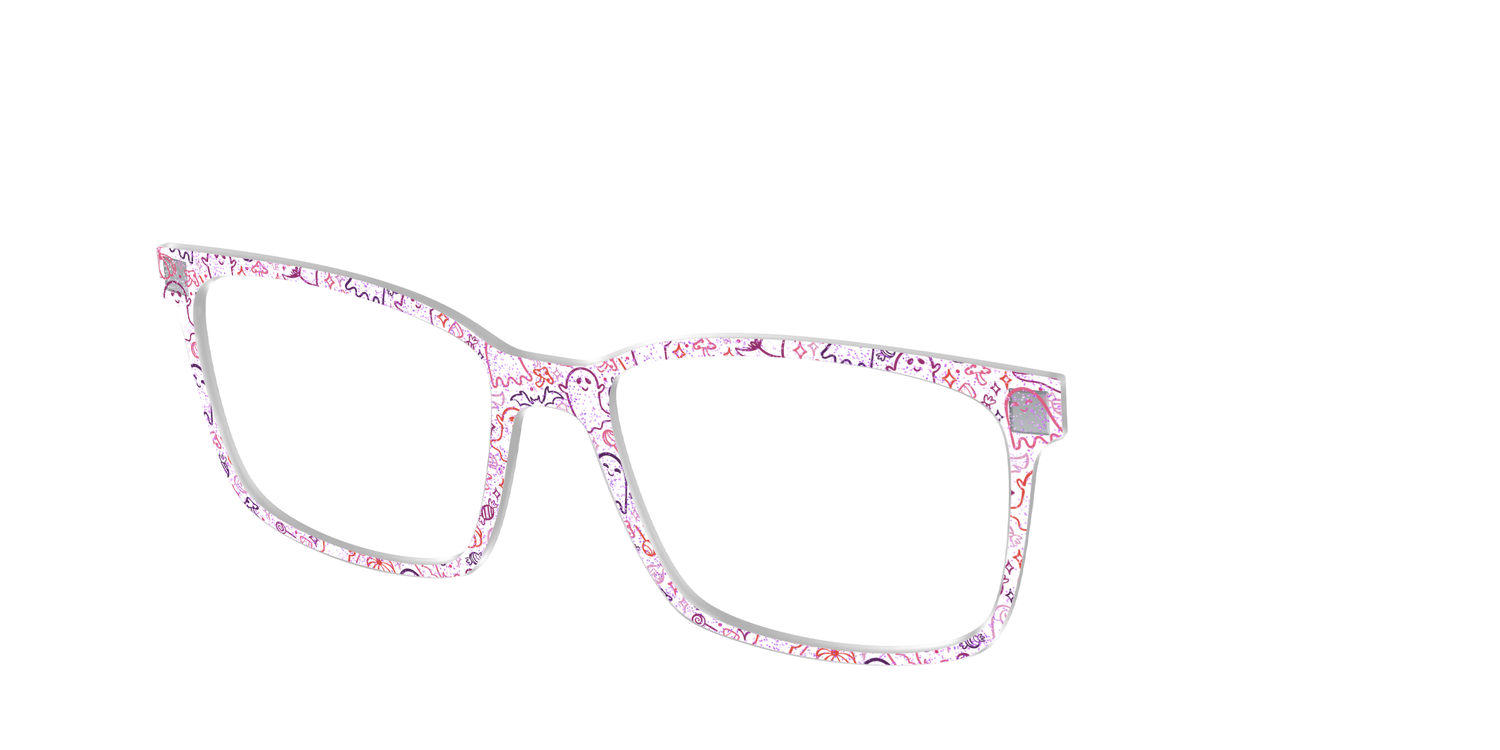 The Frightfully Fun Doodles Crystal - Angle Top Image - Pair Eyewear