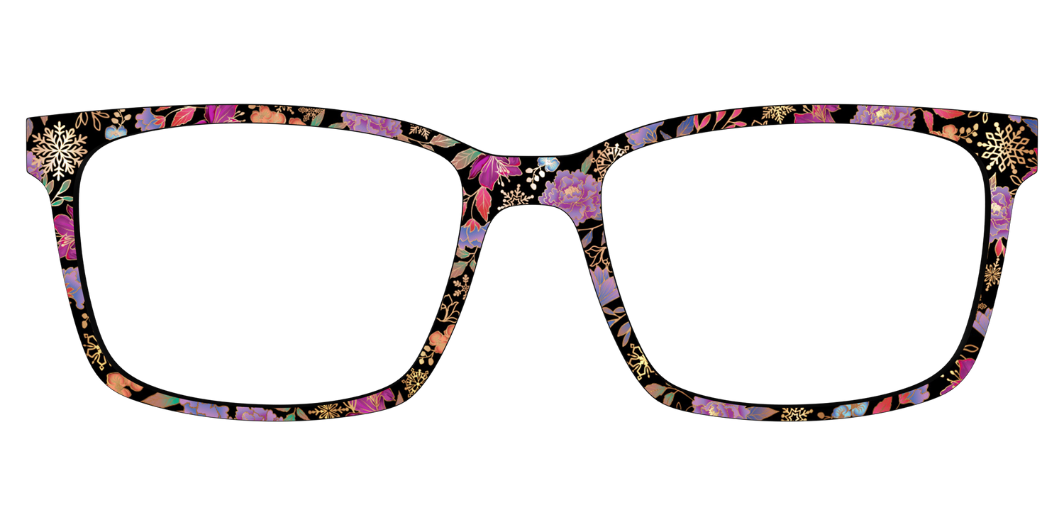 The Frosted Blossom Garden with Foil - Lifestyle Kirby Top Image - Pair Eyewear