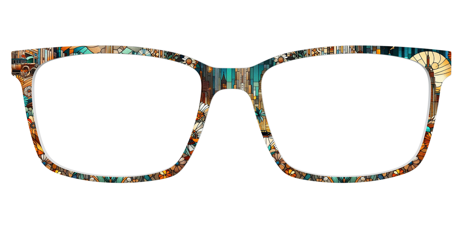 The Gatsby Stained Glass - Lifestyle Kirby Top Image - Pair Eyewear