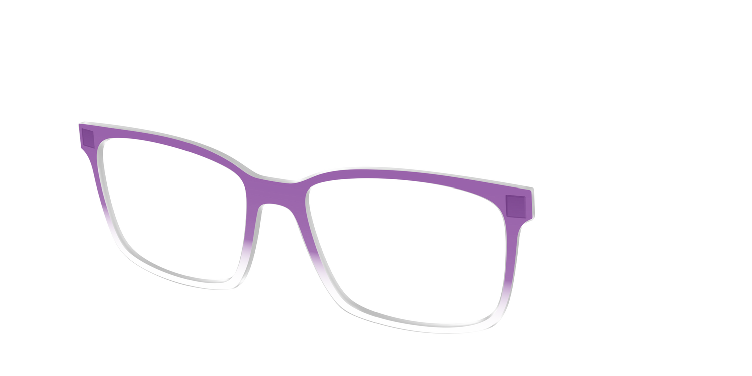 The Grape Gradient Crystal - Angle Top Image - Pair Eyewear