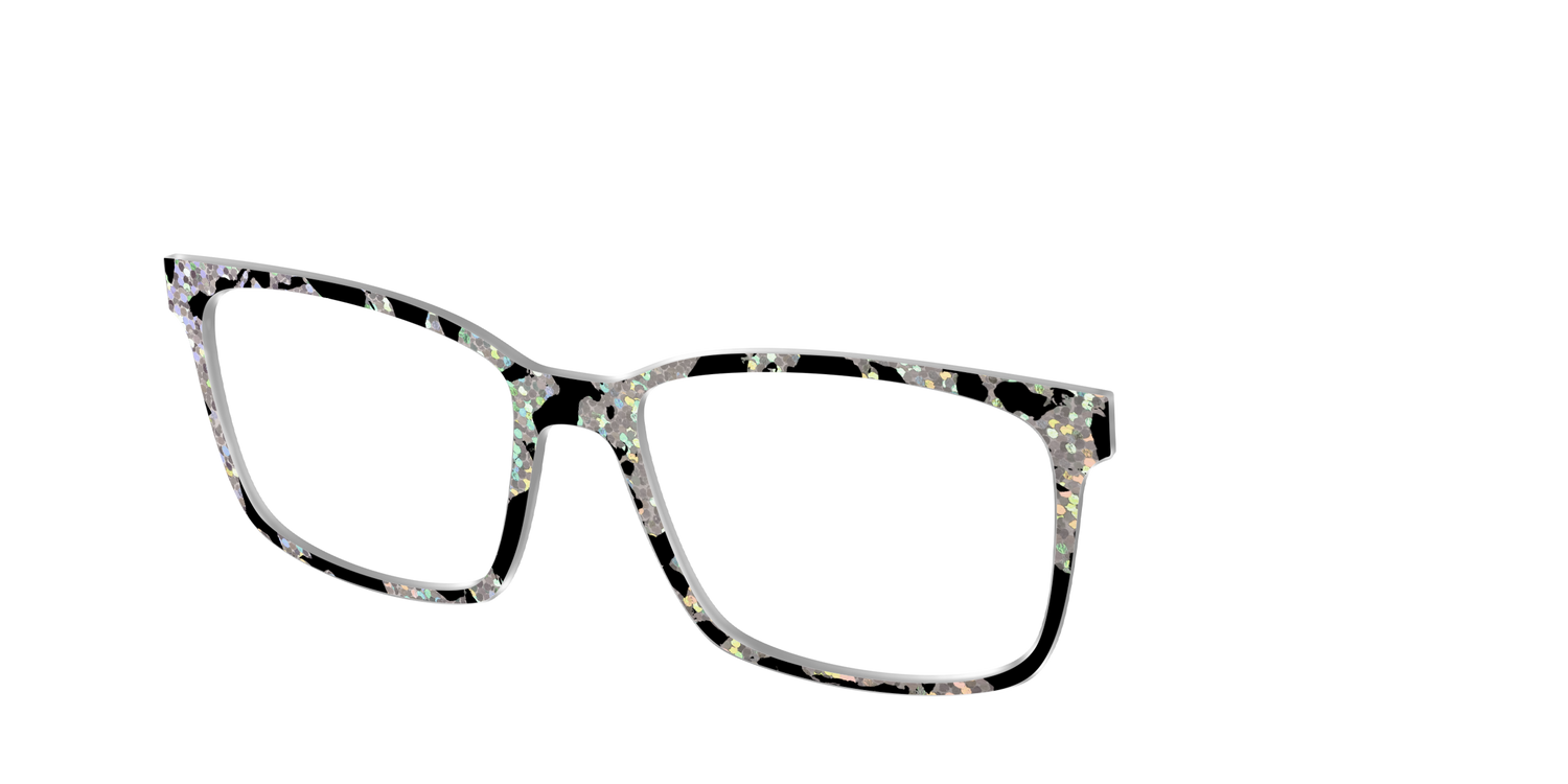 The Holographic Mottled Tortoise - Angle Top Image - Pair Eyewear