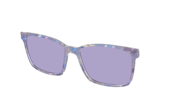 The Lavender Pearl Tort With Celestial Purple Lens - Angle Top Thumbnail - Pair Eyewear