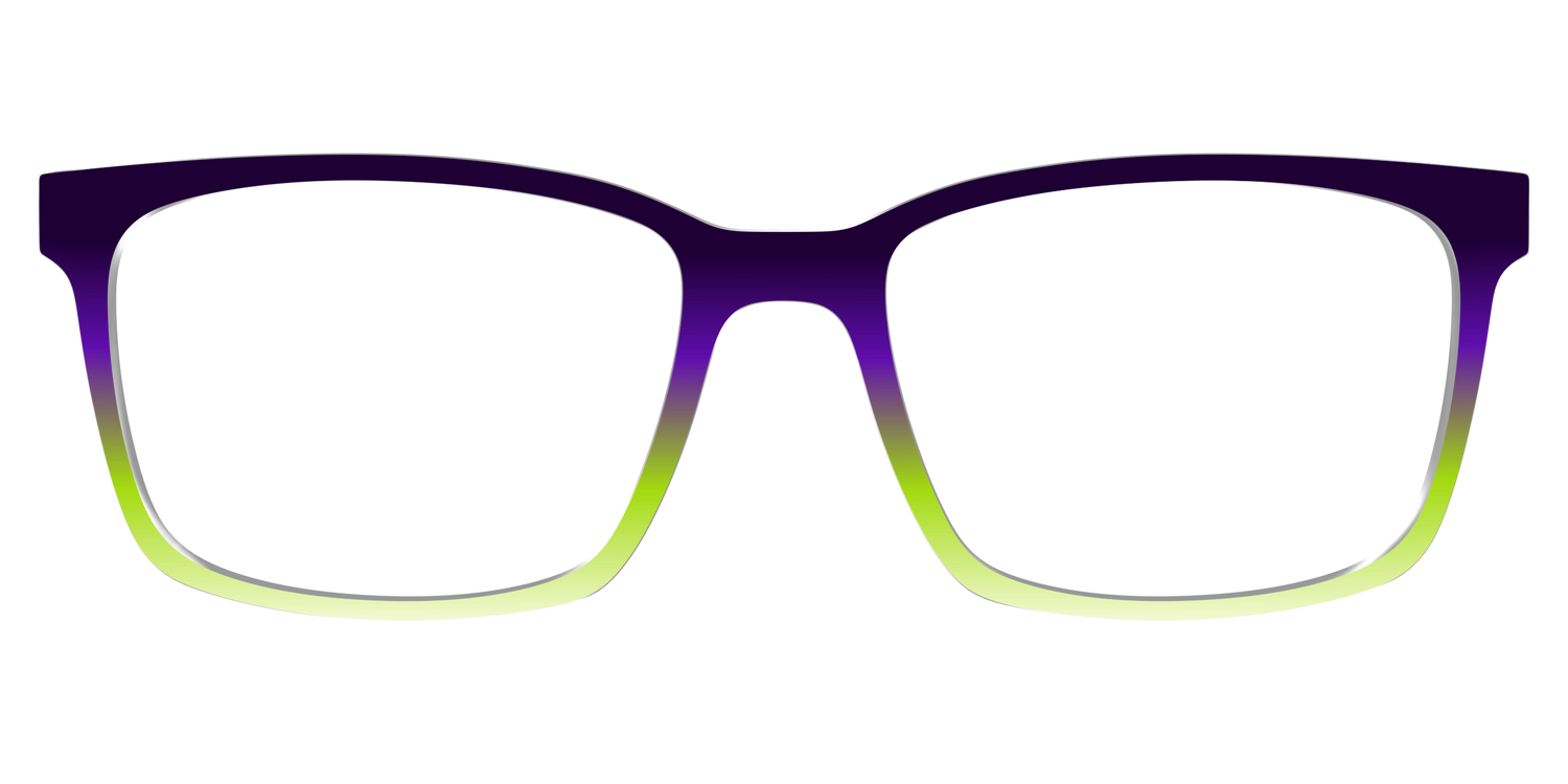 The Midnight to Electric Lime Gradient - Lifestyle Kirby Top Image - Pair Eyewear