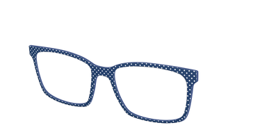 The Navy Pin Dot - Angle Top Thumbnail - Pair Eyewear