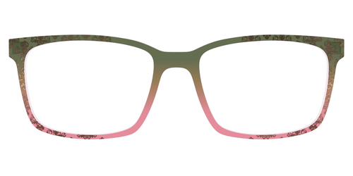 The Olive to Rose Trellis with Champagne Foil - Kirby Top - Pair Eyewear