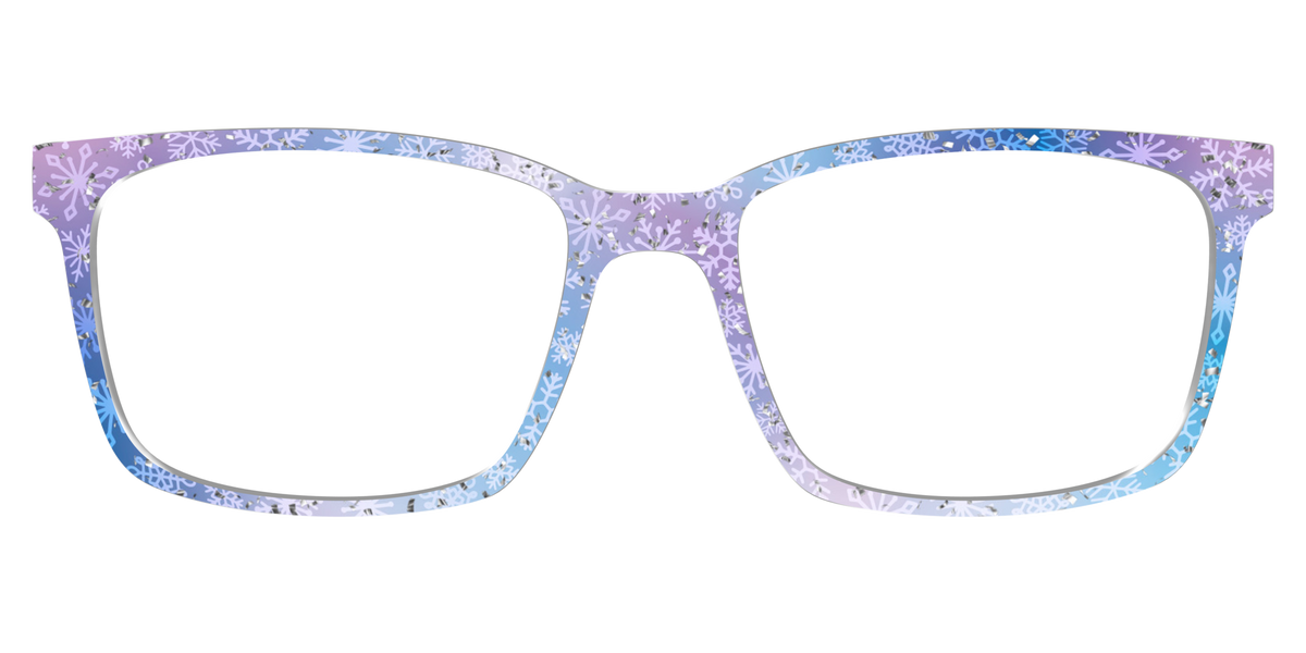The Pastel Snowflake with Iridescent Glitter - Lifestyle Kirby Top Image - Pair Eyewear