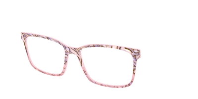 The Pink Conch Shell Pearl Crystal Split - Angle Top Thumbnail - Pair Eyewear