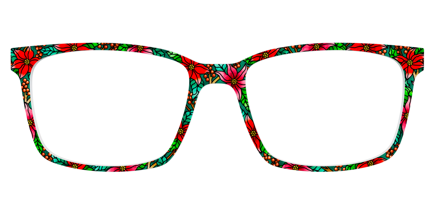 The Poinsettia Stained Glass - Lifestyle Kirby Top Image - Pair Eyewear