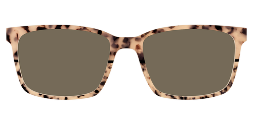 The Polarized Bisque Tortoise Split Sun Top - Kirby Top - Pair Eyewear