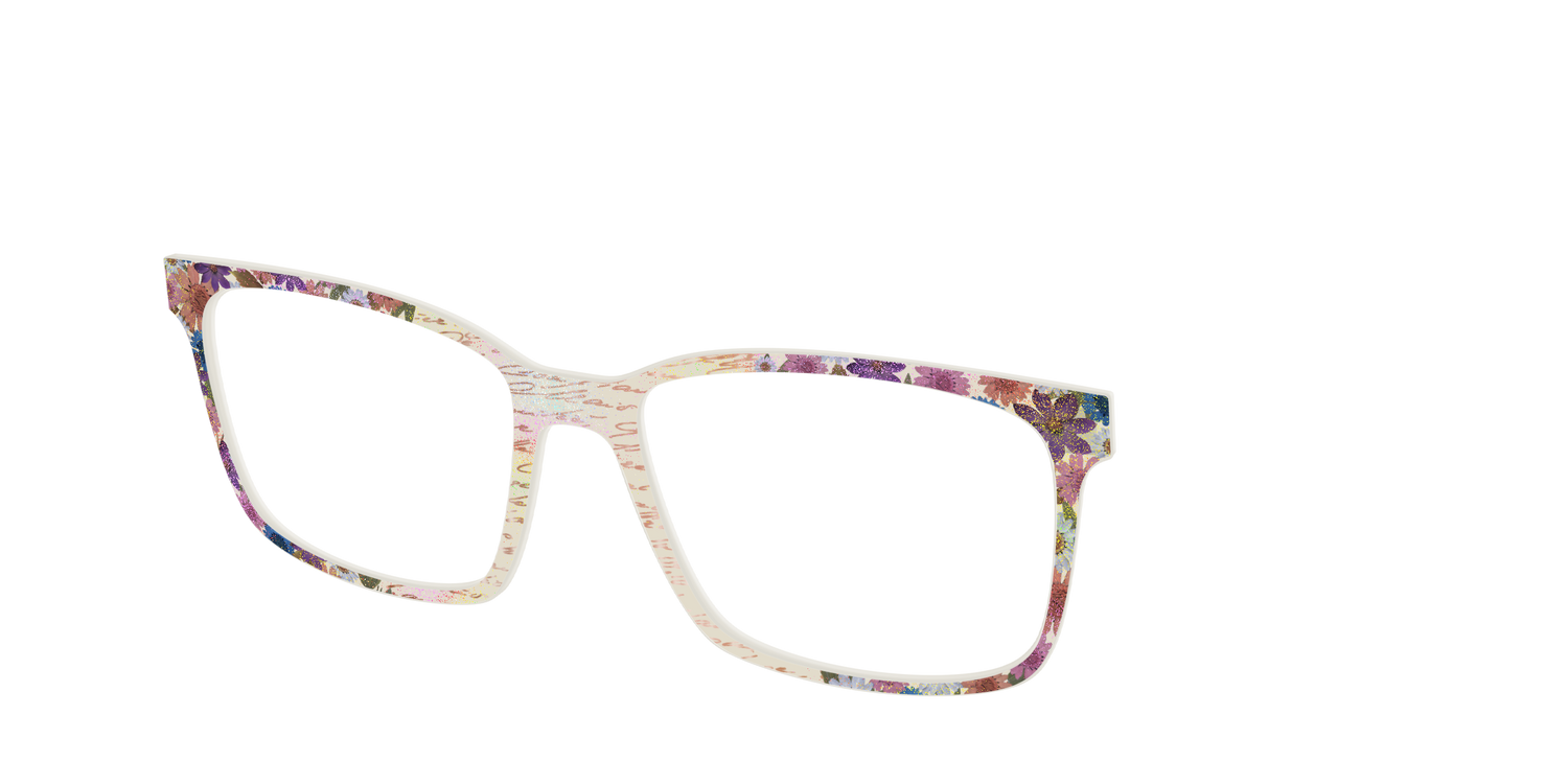 The Pressed Flowers with Foil Crystal - Angle Top Image - Pair Eyewear