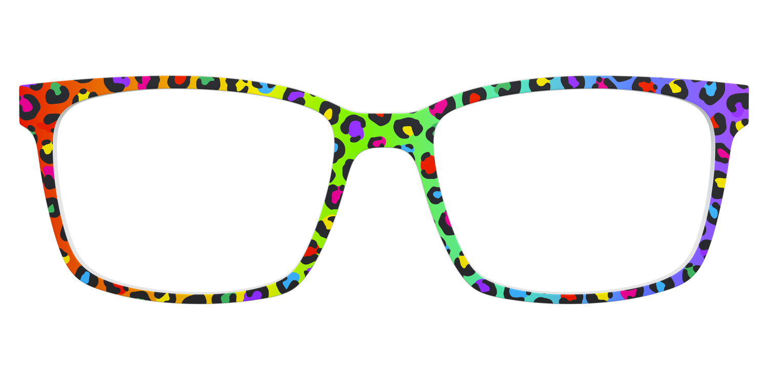 The Rainbow Cheetah - Lifestyle Kirby Top Image - Pair Eyewear