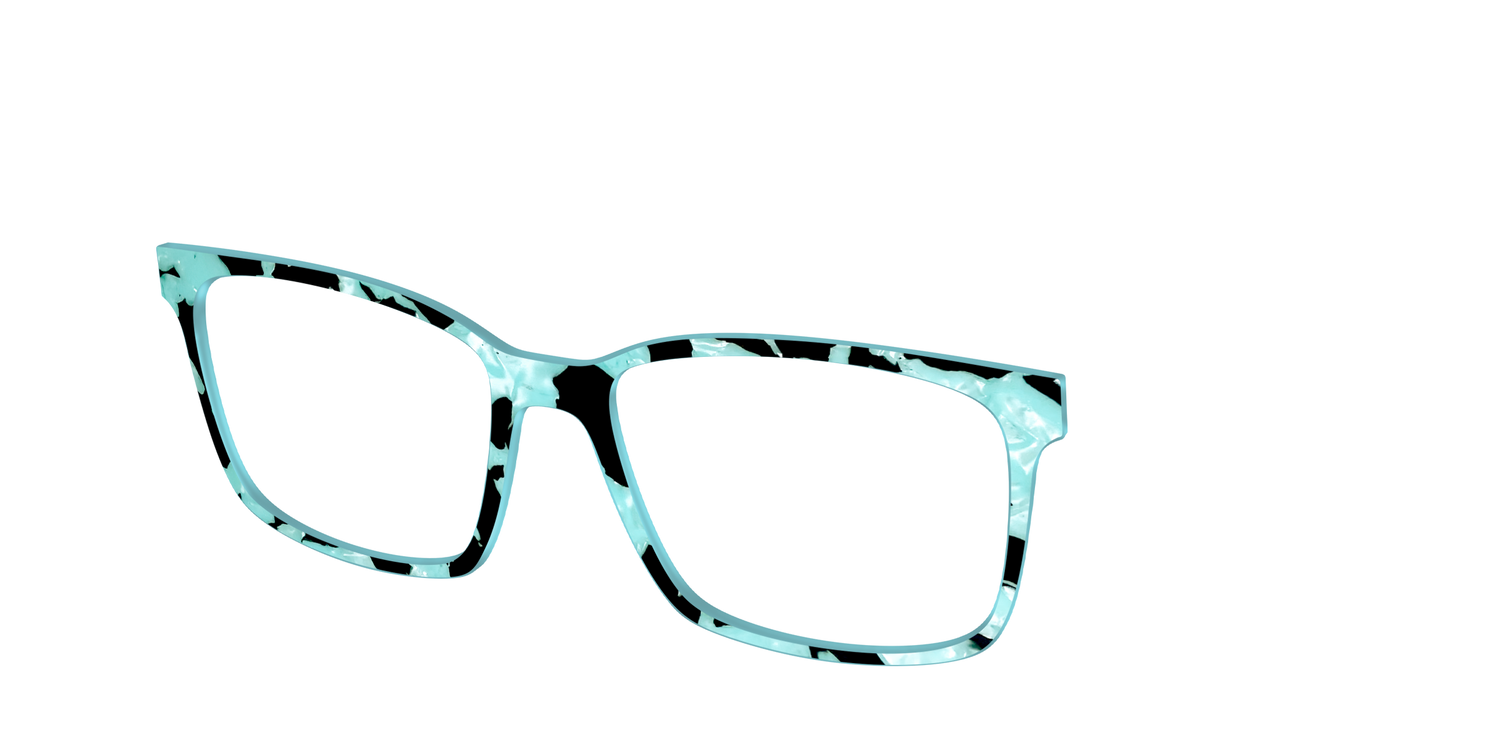The Robin's Egg Pearl Tortoise - Angle Top Image - Pair Eyewear