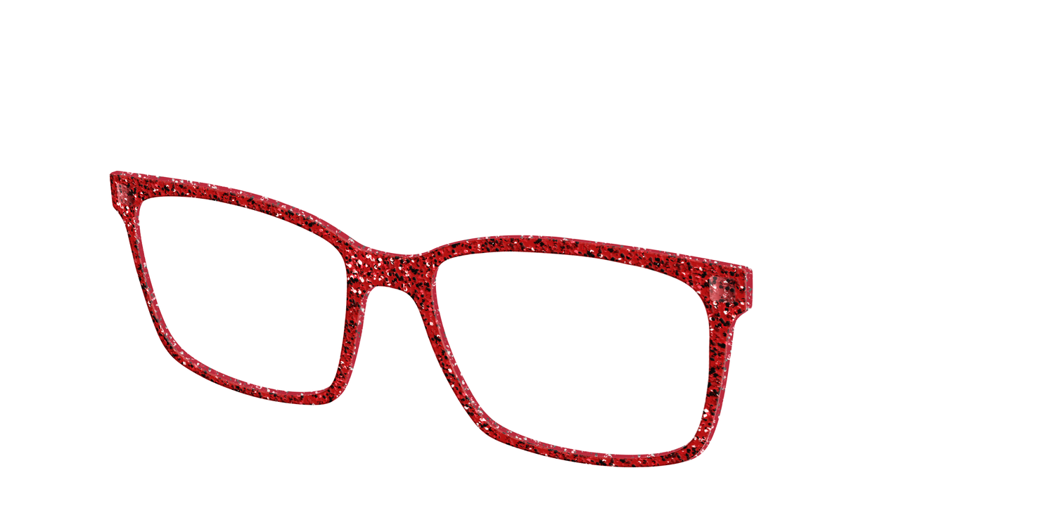 The Ruby Sparkle - Angle Top Image - Pair Eyewear