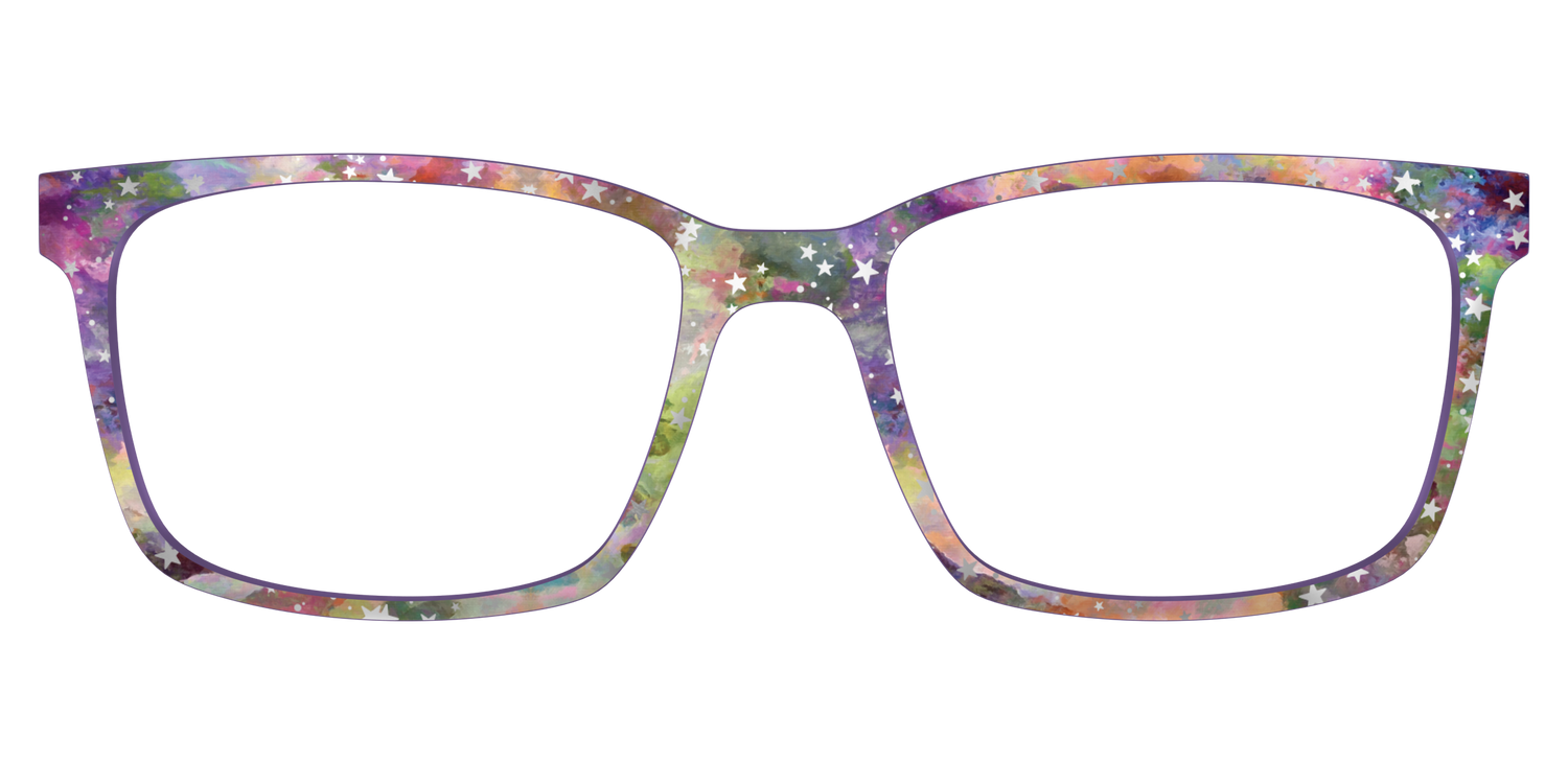 The Silver Foil Starry Sky - Lifestyle Kirby Top Image - Pair Eyewear