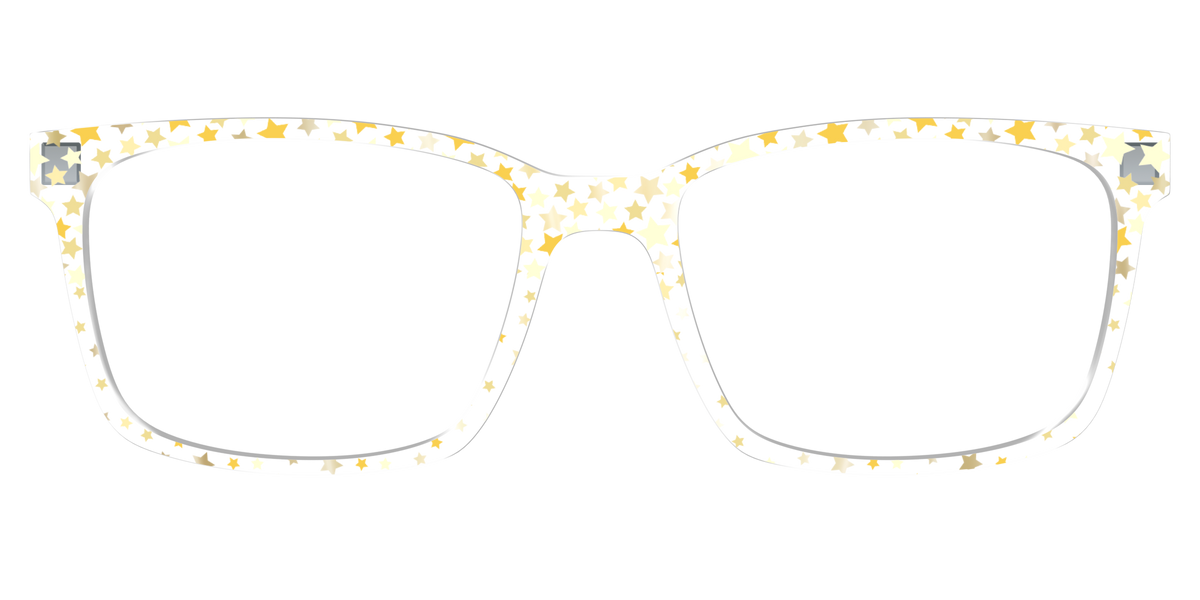 The Starlight Confetti Crystal with Gold Foil - Lifestyle Kirby Top Image - Pair Eyewear