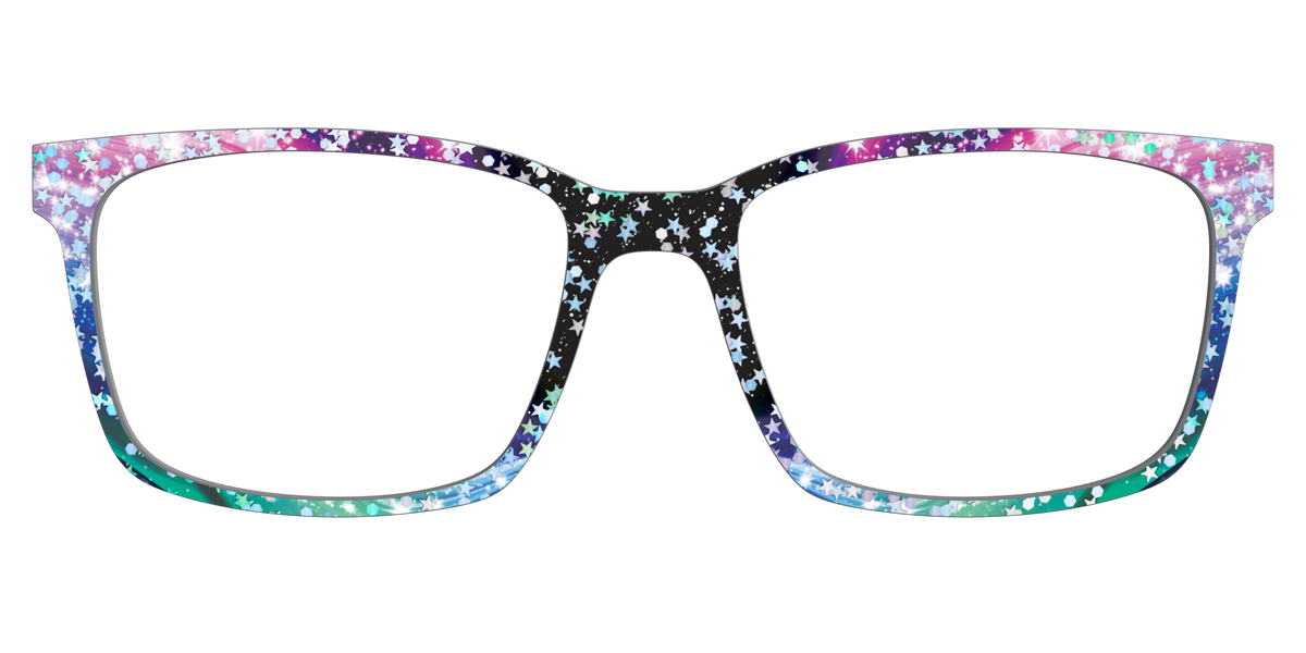 The Stella Nebula with Star Glitter - Lifestyle Kirby Top Image - Pair Eyewear