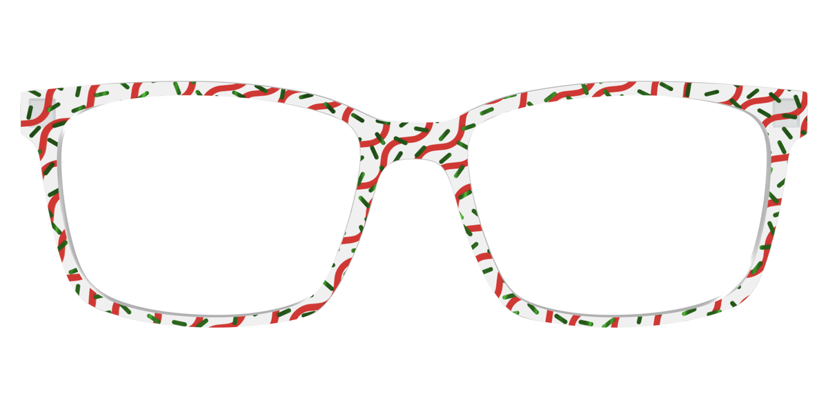 The Sweet Holiday Treat Crystal with Green Foil - Lifestyle Kirby Top Image - Pair Eyewear