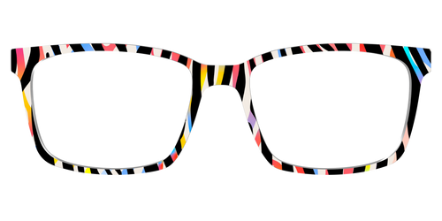 The Vivid Zebra Stripes - Kirby Top - Pair Eyewear