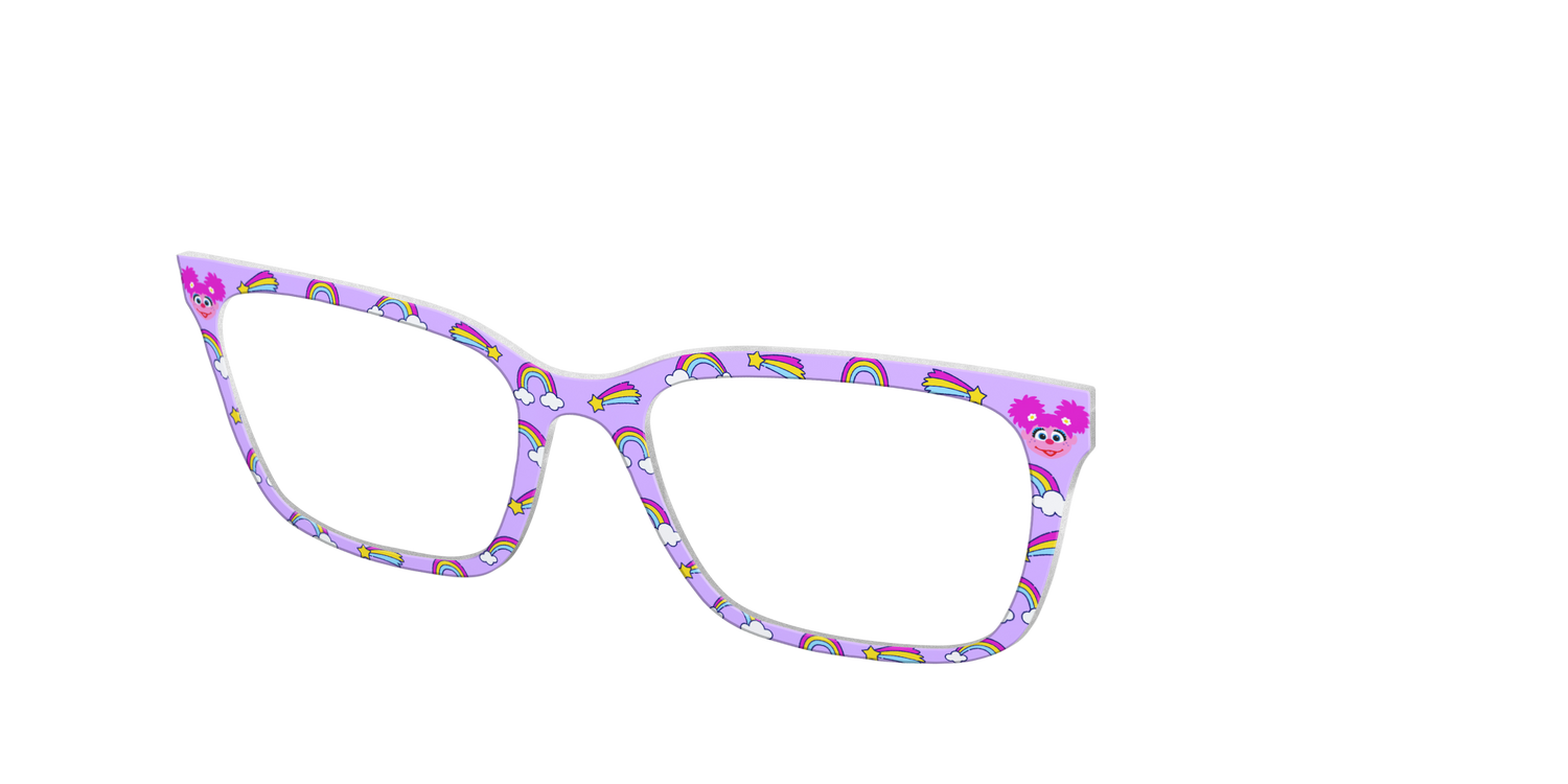 The Abby Rainbow - Angle Top Image - Pair Eyewear