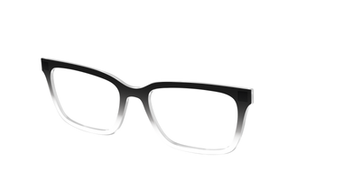 The Black Gradient Crystal - Angle Top Thumbnail - Pair Eyewear