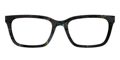 The Black Holographic Scrolls - Front Top Thumbnail - Pair Eyewear