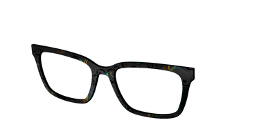 The Black Holographic Scrolls - Angle Top Thumbnail - Pair Eyewear
