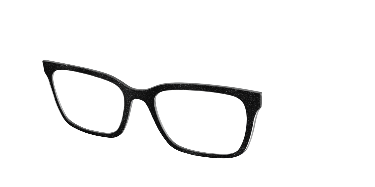 The Black Shimmer - Angle Top Image - Pair Eyewear