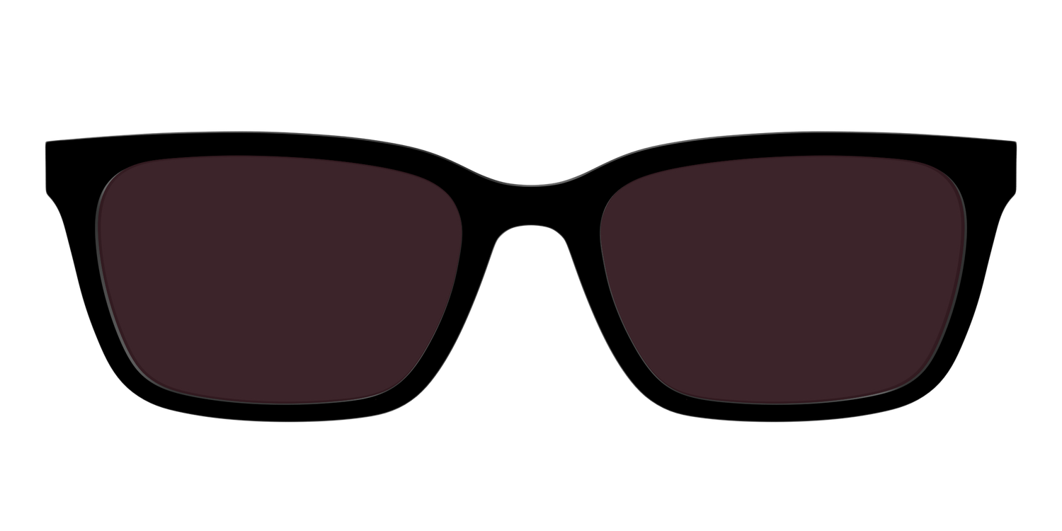 The Black with Water Lens - Front Top Image - Pair Eyewear