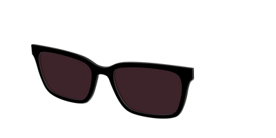 The Black with Water Lens - Angle Top Thumbnail - Pair Eyewear