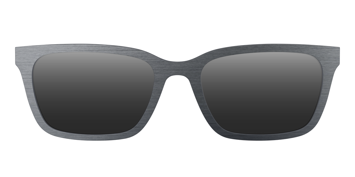 The Polarized Brushed Nickel Sun Top - Front Top Image - Pair Eyewear