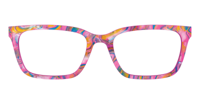 The Bubble Gum Pearl Marble - Front Top Thumbnail - Pair Eyewear