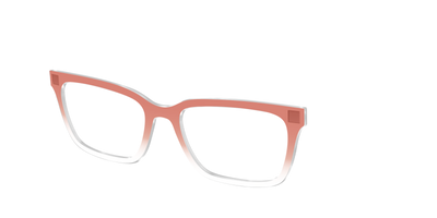 The Burnt Orange Gradient Crystal - Angle Top Thumbnail - Pair Eyewear