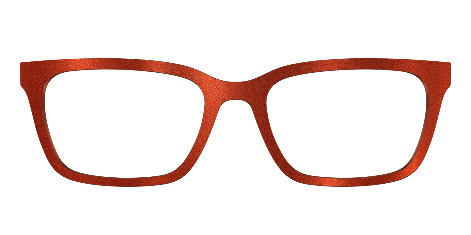 The Burnt Orange Shimmer - Front Top Image - Pair Eyewear